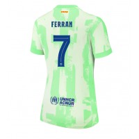 Maglie da calcio Barcelona Ferran Torres #7 Terza Maglia Femminile 2024-25 Manica Corta